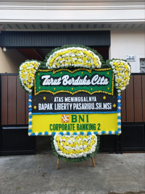 Papan Bunga Duka di Glagaharjo