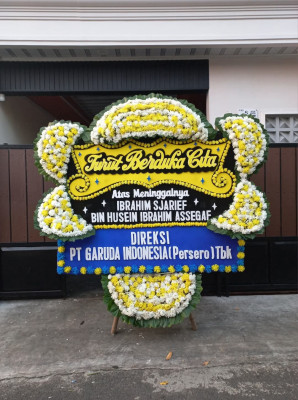 Papan Bunga Duka di Glagaharjo