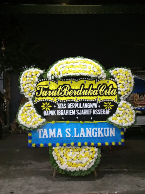 Papan Bunga Duka di Glagaharjo