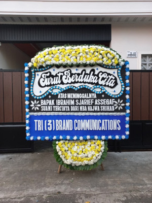 Papan Bunga Duka di Glagaharjo
